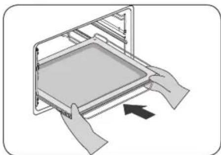 SAMSUNG NV70H3340RS - INSTALLERA DET SKJUTBARA GALLRET - 1