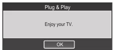 Plug & Play Enjoy your TV. OK