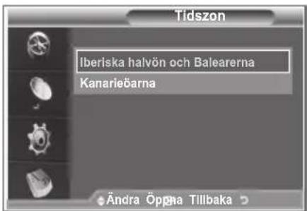 SAMSUNG LE40M86BC - Välja tidszon (endast Spanien) - 2