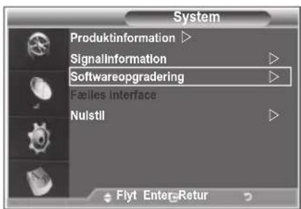 SAMSUNG LE40M86BC - Opgradering af softwaren - 1
