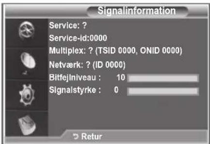 SAMSUNG LE40M86BC - Du kan få informationer om signalets status. - 1