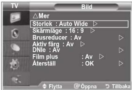 SAMSUNG LE40M86BC - Ändra Bildstorlek - 1