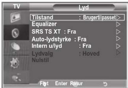 SAMSUNG LE40M86BC - Ændring af lydstandard - 1