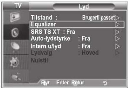 SAMSUNG LE40M86BC - Justering af lydindstillinger - 1