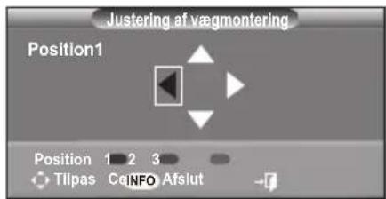 SAMSUNG LE40M86BC - Når vægmonteringen er monteret, kan du let justere tv'ets position. - 3