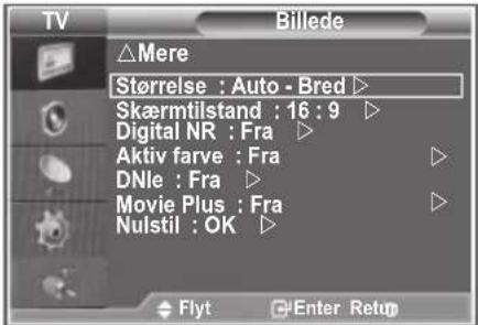SAMSUNG LE40M86BC - Skift mellem billedstørrelser - 1