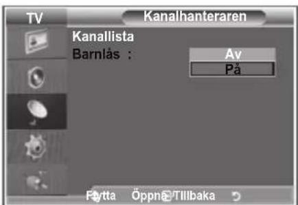 SAMSUNG LE40M86BC - Ställa in kanallistor - 3