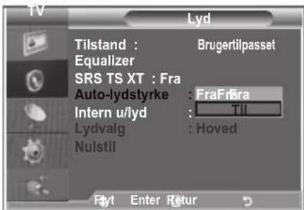 SAMSUNG LE40M86BC - Automatisk justering af lydstyrken - 2