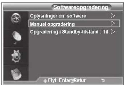 SAMSUNG LE40M86BC - Opgradering af softwaren - 3