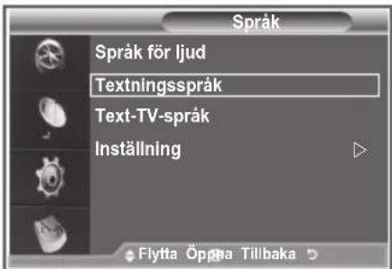 SAMSUNG LE40M86BC - Välja önskat språk - 2