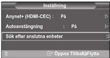 SAMSUNG LE40M86BC - Söka och växla mellan Anynet+-enheter - 2