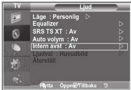 SAMSUNG LE40M86BC - Välja intern avstängning - 1