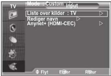 SAMSUNG LE40M86BC - Valg af kilden - 1