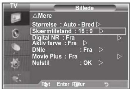 SAMSUNG LE40M86BC - Valg af skærmtilstand - 1