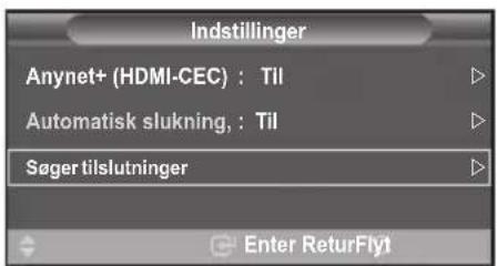 SAMSUNG LE40M86BC - Scanning af og skift mellem Anynet+ enheder - 2