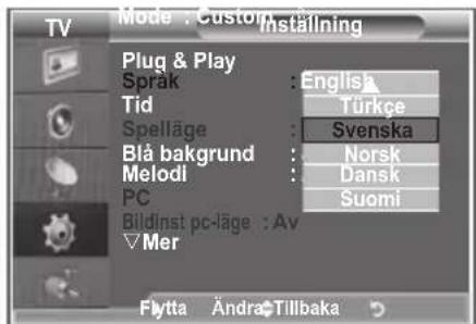 SAMSUNG LE40M86BC - Välja språk - 2