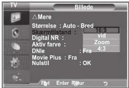 SAMSUNG LE40M86BC - Valg af skærmtilstand - 2