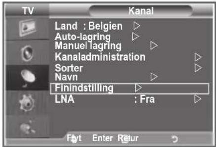 SAMSUNG LE40M86BC - Finindstilling af kanaler - 1