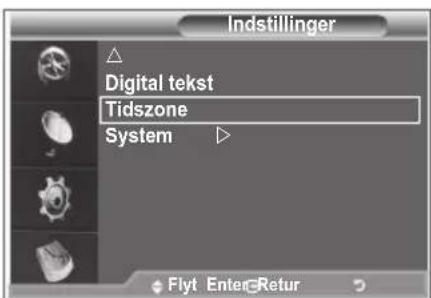 SAMSUNG LE40M86BC - Valg af tidszone (kun i Spanien) - 1