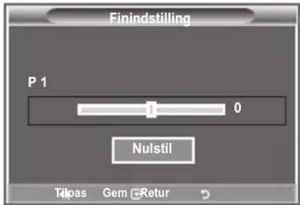SAMSUNG LE40M86BC - Finindstilling af kanaler - 2