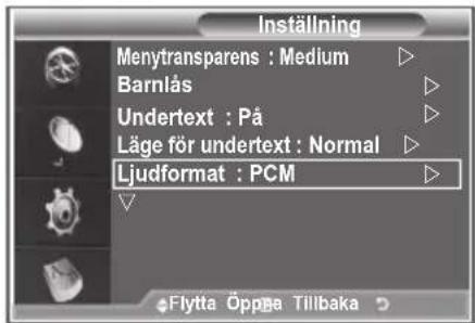 SAMSUNG LE40M86BC - Välja ljudformat - 1