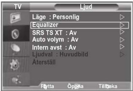 SAMSUNG LE40M86BC - Ändra ljudinställningarna - 1