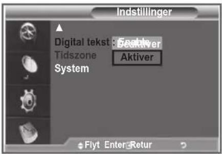 SAMSUNG LE37R89BD - Valg af digital tekst (kun i Storbritannien) - 1