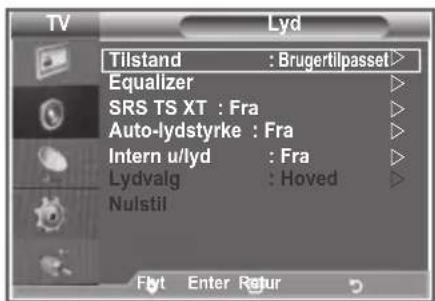 SAMSUNG LE37R89BD - Ændring af lydstandard - 1