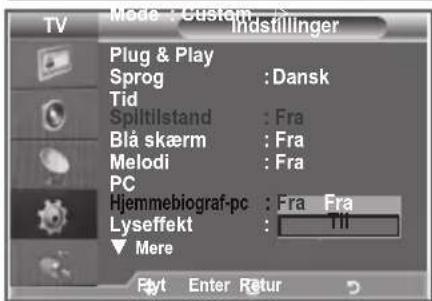 SAMSUNG LE37R89BD - Indstilling af hjemmebiograf-pc - 2