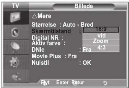 SAMSUNG LE37R89BD - Valg af skærmtilstand - 2
