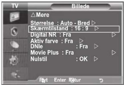 SAMSUNG LE37R89BD - Valg af skærmtilstand - 1