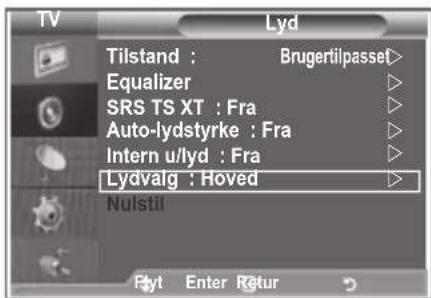 SAMSUNG LE37R89BD - Aflytning af lyd på underbillede - 1