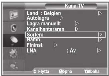 KanalTV Land : Belgien Autolagra Lagra manuellt Kanalhanteraren Sortera Namn Fininst LNA : Av Flytta Gopna Tillbaka
