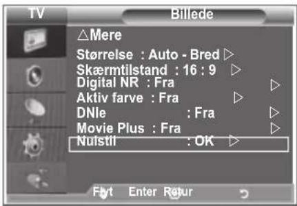 SAMSUNG LE37R89BD - Du kan vende tilbage til billedets fabriksindstillinger. - 1