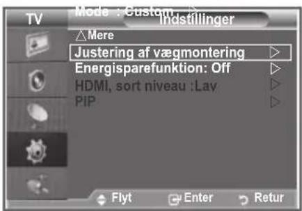 SAMSUNG LE37R89BD - Når vægmonteringen er monteret, kan du let justere tv'ets position. - 2