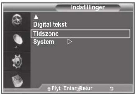 SAMSUNG LE37R89BD - Valg af tidszone (kun i Spanien) - 1