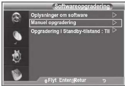 SAMSUNG LE37R89BD - Opgradering af softwaren - 3