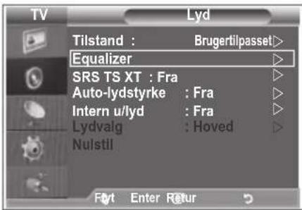 SAMSUNG LE37R89BD - Justering af lydindstillinger - 1