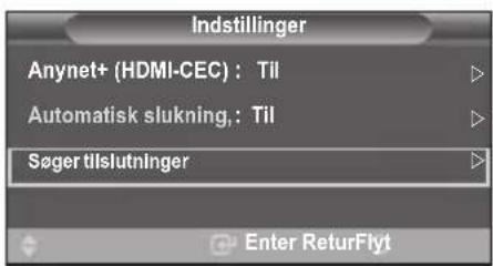 SAMSUNG LE37R89BD - Scanning af og skift mellem Anynet+ enheder - 2