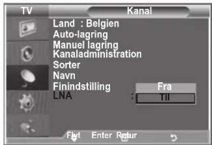 SAMSUNG LE37R89BD - Finindstilling af kanaler - 4