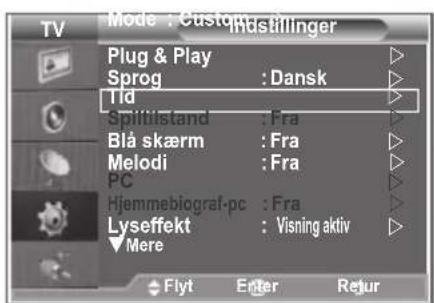 SAMSUNG LE37R89BD - Sådan tændes og slukkes fjernsynet automatisk - 1