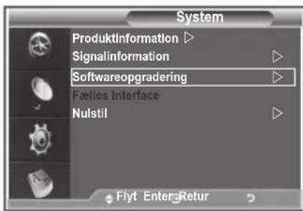 SAMSUNG LE37R89BD - Opgradering af softwaren - 1