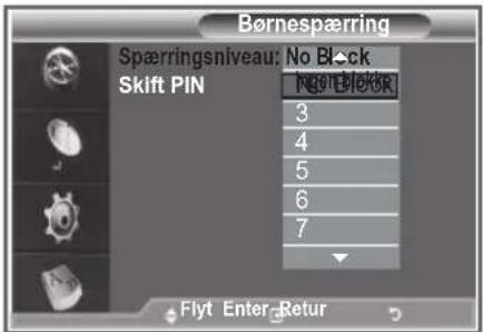SAMSUNG LE37R89BD - Opsætning af børnespærring - 3