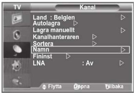 TV Kanal Land : Belgien Autolagra Lagra manuellt Kanalhanteraren Sortera Namn Fininst LNA : Av Flytta Dopna Tilbaka