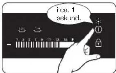 i ca. 1 sekund.