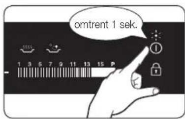 omtrent 1 sek.