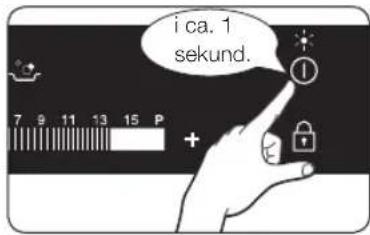 i ca. 1 sekund.