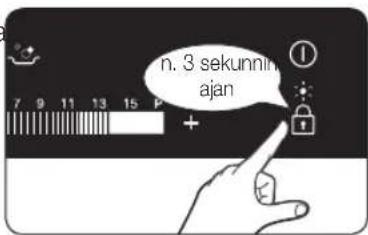 SAMSUNG NZ642NCFCBK - Lapsilukon kytkeminen päälle ja pois päältä - 1