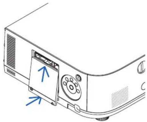 RICOH PJ X6181N - Reattach the lamp cover. - 1