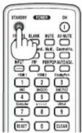 STANDARD ON 1 FLR BLANK WRITE AV-MUTE End, No. 0 Geometry. RGB FP PERPOP AUTO ACC. HDMI HUSB Display 1 2 3 MCC MCKOUT EIGHTS 4 5 6 Display CNT OFF 7 8 9 + RESET 0 CLEAN